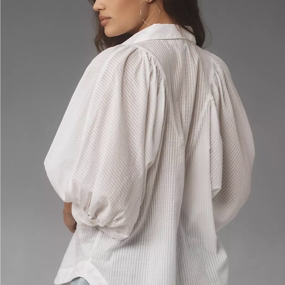 Maeve Easy Voluminous Button-down Shirt. - Picture 6 of 8